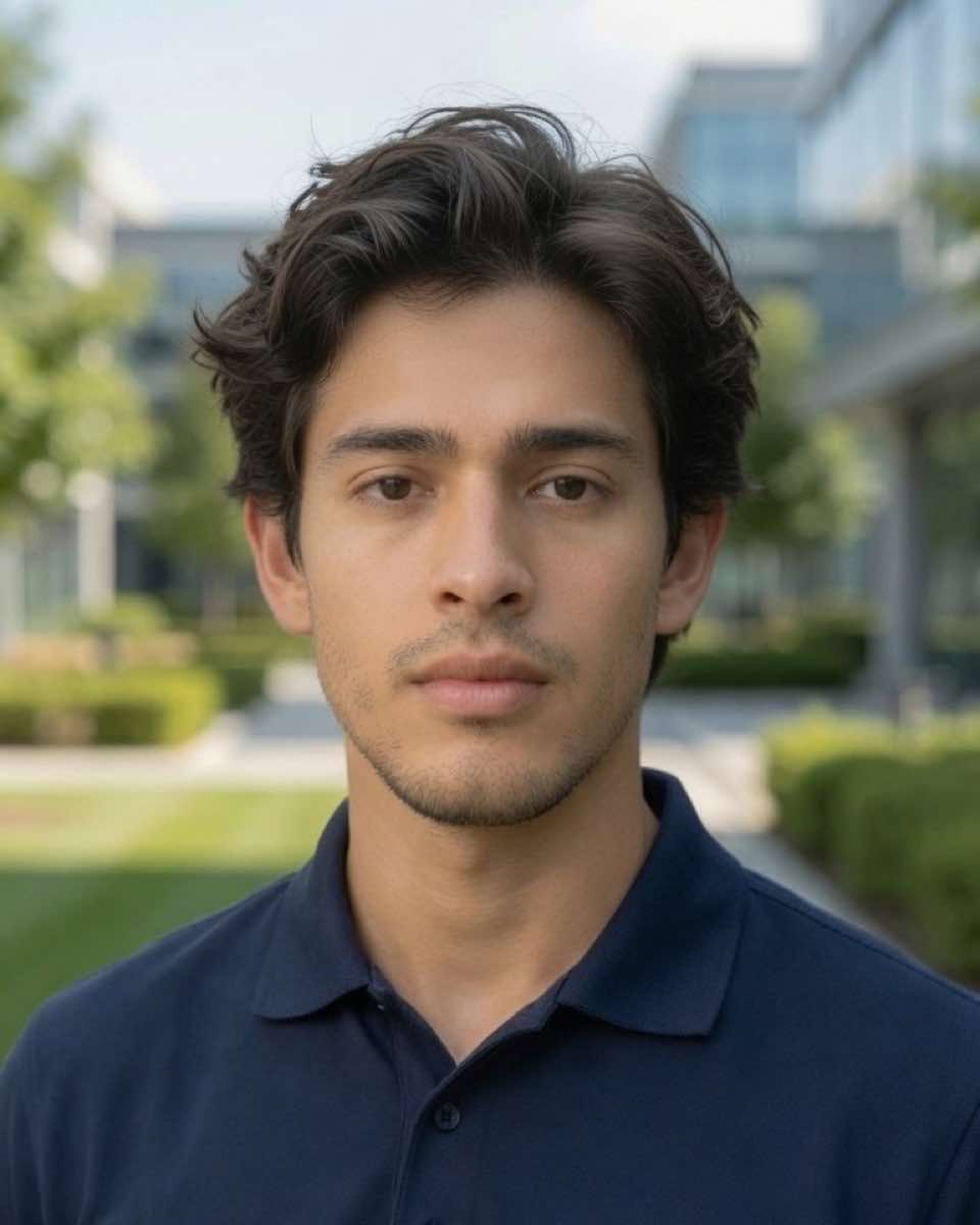 Jonathan Zavala, owner of ZAVTEK Landscape, in ZAVTEK uniform